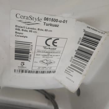 Cerastyle Lavaboda Çatlama Ve Su Sızdırma Sorunu Mağduriyet Yaşattı