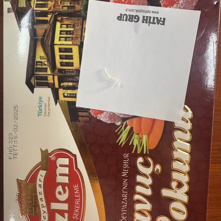 Havuç Lokumunda Plastik Parçası Şoku