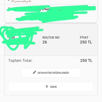 Bilet Numaram Değiştirildi Kimse Bilgilendirmedi