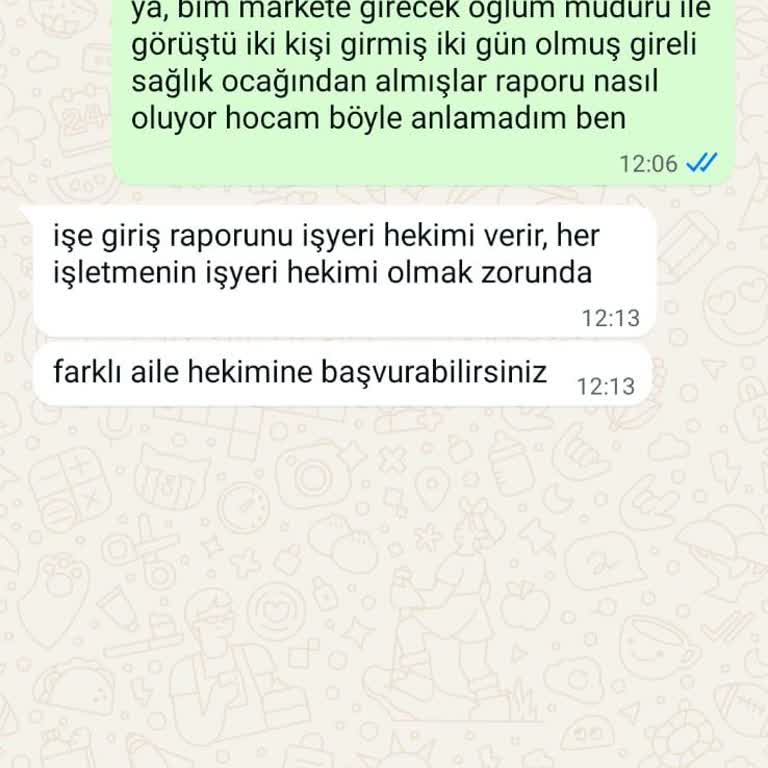 Aile Hekiminin EK-5 Sağlık Raporu Vermemesi İşe Giriş Sürecimizi Aksattı
