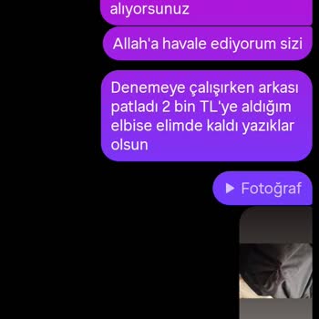 Yanlış Beden Elbise Ve Sürekli Oyalama İle Mağduriyet