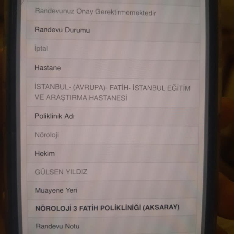 Randevu İptali Mağduriyeti Ve Hizmet Aksaklığı Yaşadım