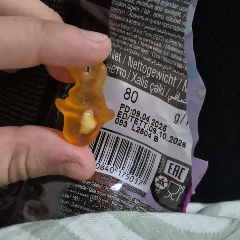 Jelibon İçinde Yabancı Maddeyle Karşılaştım, Sağlık Riski Oluştu