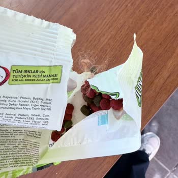 Kedi Mamasının İçinden Çıkan Yabancı Madde Güvenimi Sarstı