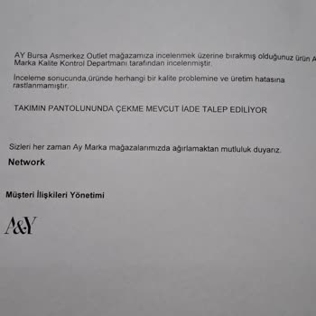 Takım Elbise Pantolonu Çekti, Değişim Reddedildi