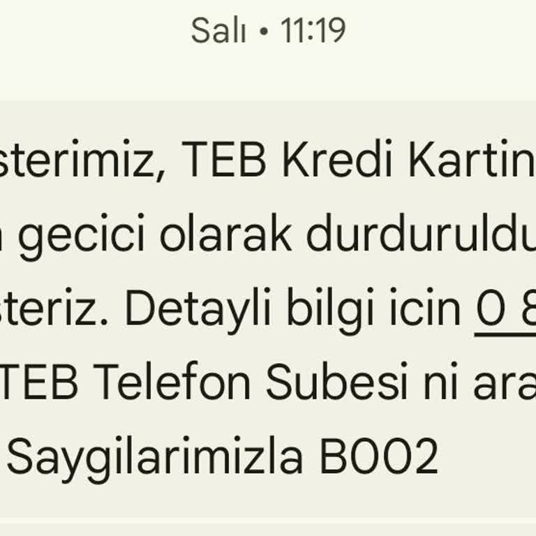 Kredi Kartım Haksız Yere Geçici Olarak Durduruldu