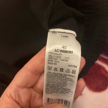 Bir Kez Giyilen Pantolonun Dikişleri Attı, Hayal Kırıklığına Uğradım