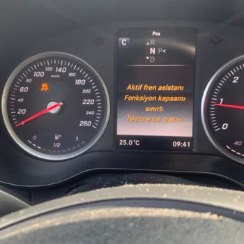 Mercedes C200D Aktif Fren Asistanı Kronik Uyarı Sorunu