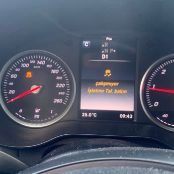 Mercedes C200D Aktif Fren Asistanı Kronik Uyarı Sorunu