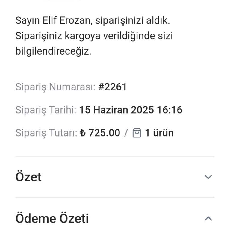 Siparişim Zamanında Kargolanmadı, Para İadesi Talep Ediyorum