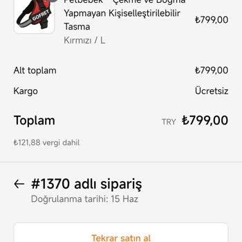 Sipariş Verildi Teslimat Ve Bilgilendirme Yapılmadı