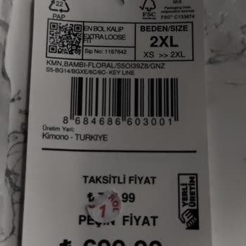 LCW Mağazasından Aldığım Kimono İlk Yıkamada Boydan Yırtıldı