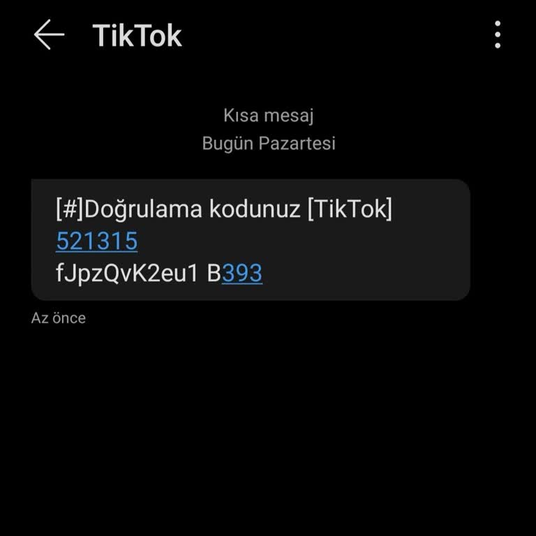 TikTok Hesabım Olmadan Gelen Doğrulama Kodu Ve Güvenlik Endişesi