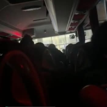 Erzurum'da Kamil Koç Firmasında Elektrik Aksamında Çıkan Bir Aksaklık!