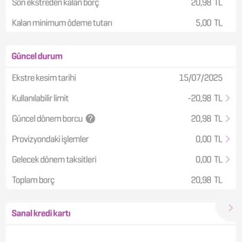 Kredi Kartı Limitimin Gecikmeli Olarak Açılması Nedeniyle Mağduriyet Yaşıyorum