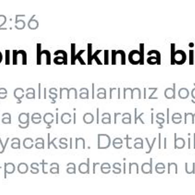 Papara 19 Gündür Kapalı Olan Hesabım İçin Çözüm Bekliyorum