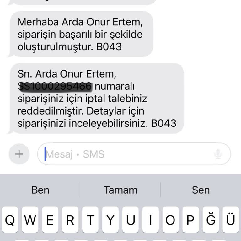 Sistem Hatası Nedeniyle Yanlış Adrese Sipariş Ve İptal Sorunu