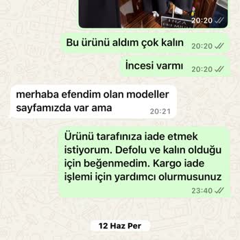 Aldığım Ürün Defolu Geldi, İade Talebime Yanıt Verilmiyor