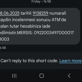 VakıfBank ATM Para Yatırma İşleminde Eksik Bakiye Sorunu Yaşadım