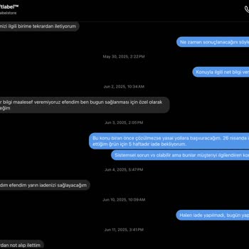 İade Sürecinde Yaşanan Gecikme Ve İletişim Problemleri