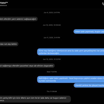 İade Sürecinde Yaşanan Gecikme Ve İletişim Problemleri