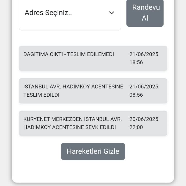 Kuryenet Teslimatında Bilgilendirme Eksikliği Ve İletişim Sorunu