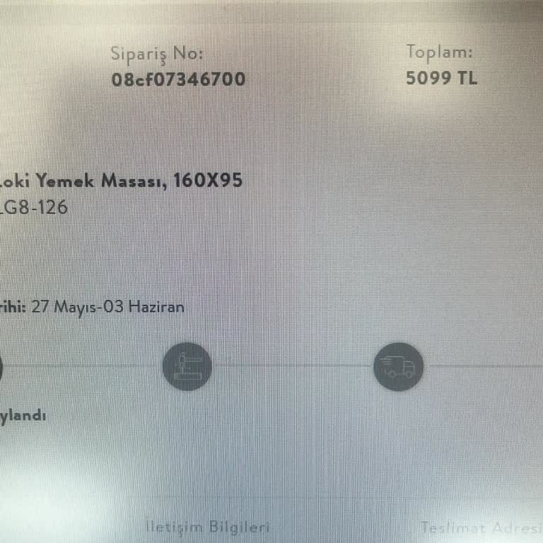 Yarın Kargoda Denilen Masa 30 Gün Geçmesine Rağmen Teslim Edilmedi