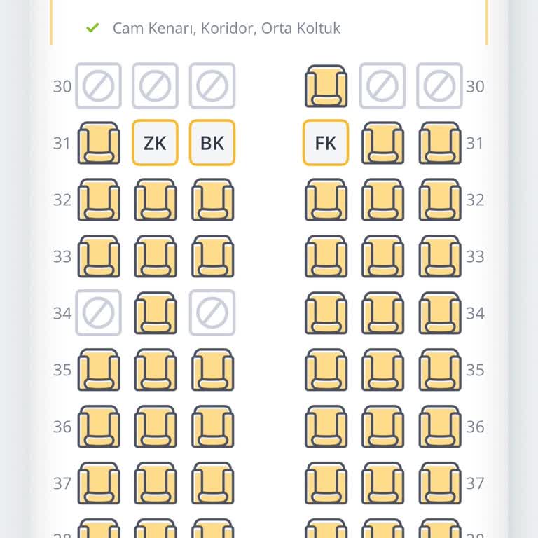 Aile Bireylerinin Ayrı Koltuklara Oturtulması Nedeniyle Ek Ücret Ödemek Zorunda Kaldım