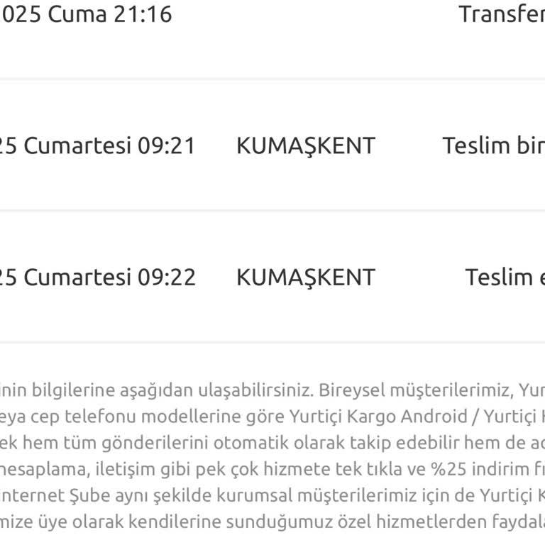 Yurtiçi Kargo Teslimat Yapmıyorsa, Kargoları Kabul Etmemelidir