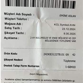 Kabanın Tüylenme Sorunu Çözülmedi, Değişim Ve İade Reddi