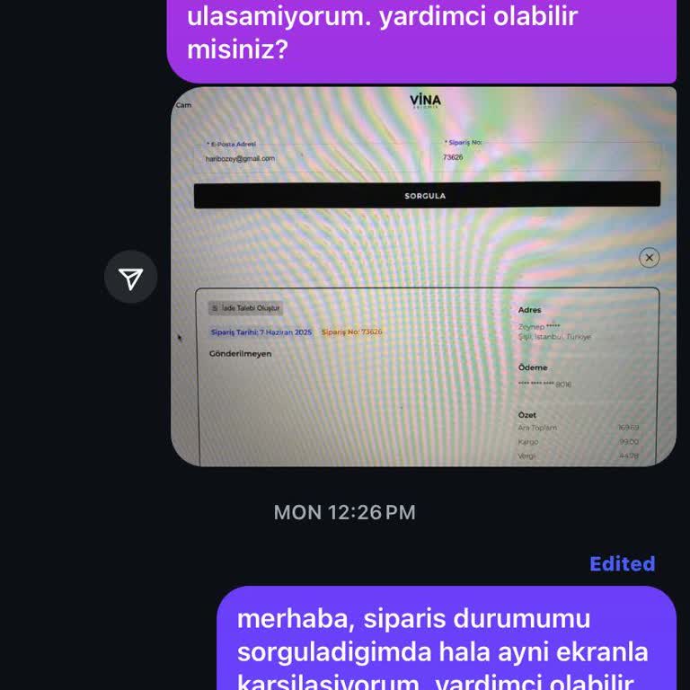 Siparişim Teslim Edilmedi, İletişim Kurulamıyor Ve İade Talebime Yanıt Alamıyorum