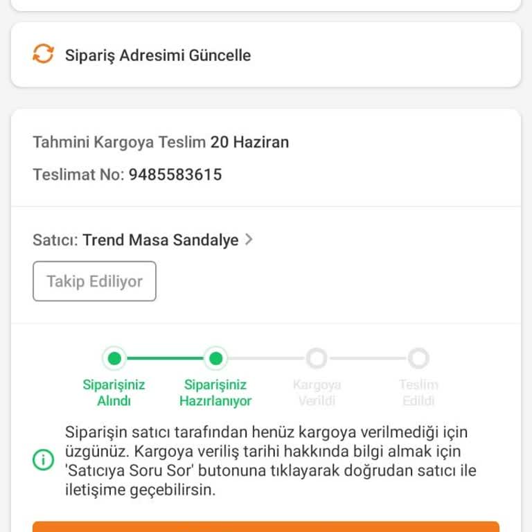 Siparişimin Teslim Edilmemesi Ve Yetersiz Bilgilendirme Nedeniyle Mağduriyet Yaşıyorum