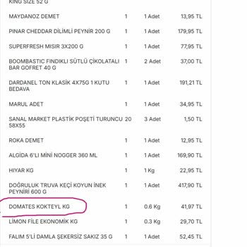 Migros Sanal Market’ten Sürekli Bozuk Ve Eksik Ürün Teslimatı