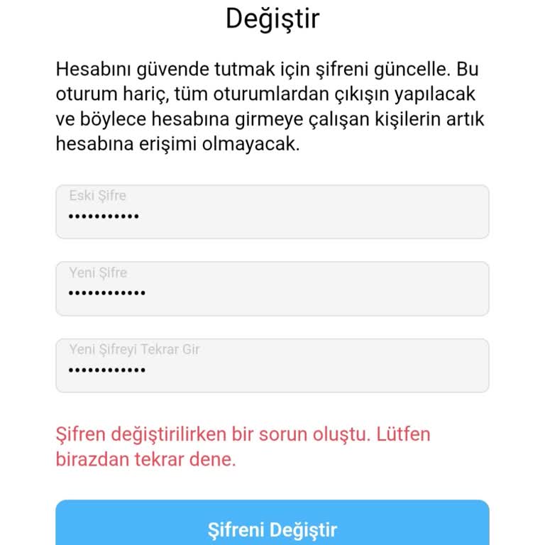 Instagram Hesabım Sürekli Ele Geçirildi Uyarısı Veriyor, Giriş Yapamıyorum