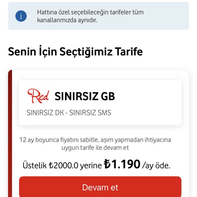 Vodafone'da Sürekli Artan Fiyatlar Ve Seçeneksiz Zorunlu Paketler