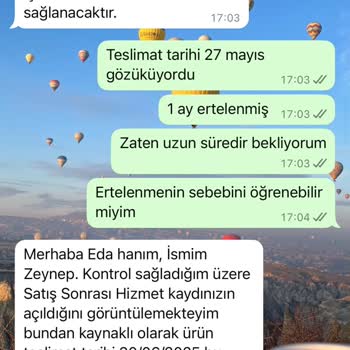 Yanlış Gardırop Parçaları Ve Sürekli Ertelenen Teslimat Mağduriyeti