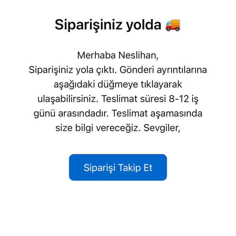 Sipariş Teslimatında Gecikme Ve Yetersiz Bilgilendirme