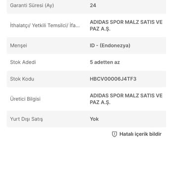 Aldığım Adidas Ayakkabı 3 Ayda Yırtıldı, Garanti Süresi Hakkında Mağduriyet Yaşıyorum