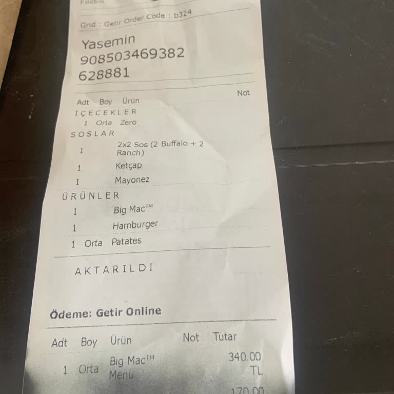 Ücretini Ödediğim Soslar Eksik Müşteri Hizmetleri Çözüm Sunmadı