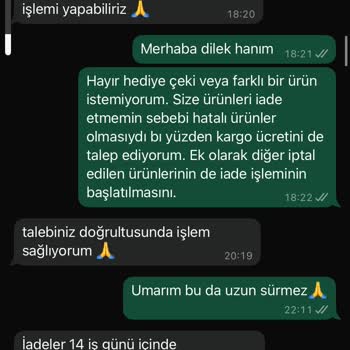 Kusurlu Ürünler Ve İade Sürecindeki Mağduriyetim