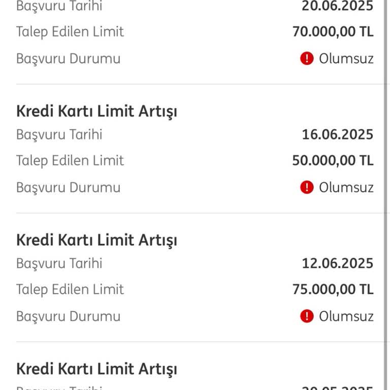 Kredi Kartı Limit Artışı Taleplerim Sürekli Reddediliyor, Müşteri Hizmetleri Yardımcı Olmuyor