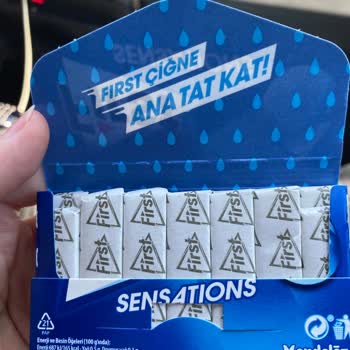 First Sensations Marka Sakızda Ambalaj Ve Boyut Sorunu: Kontrol Eksikliği!