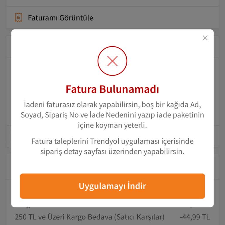 Trendyol Faturasız Ve Arızalı Ürün Teslimatı Hakkında Şikayetim Var