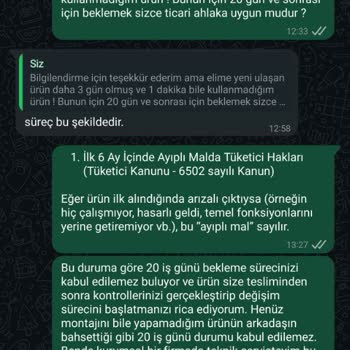 Arızalı Ürün İçin Haksız Teknik Servis Bekletmesi Ve Yasal Hakların Göz Ardı Edilmesi