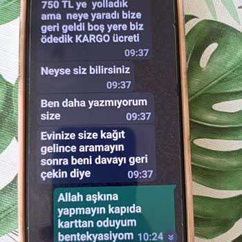 Sipariş Verilen Ürün Bir Aydır Teslim Edilmedi, İletişim Kurulamıyor