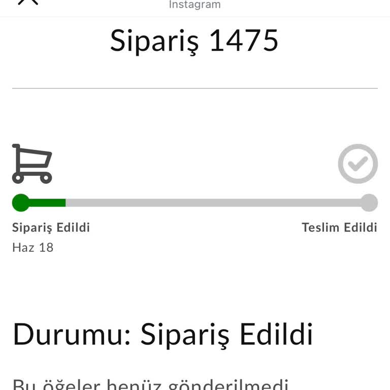 Siparişim Hazırlanmadı, İletişim Kurulamıyor