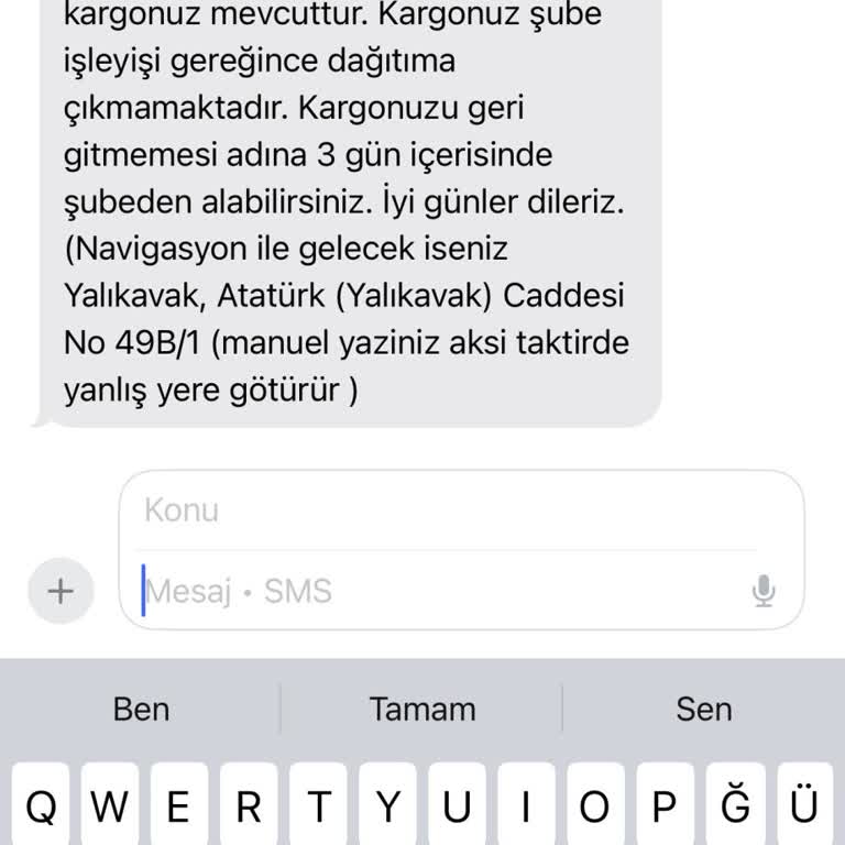 Sürat Kargo Teslimat Sorunlarıyla Mağdur Oldum