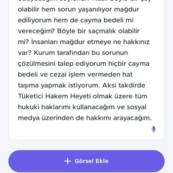Şebeke Sorunu Çözülmeden Cayma Bedeli İsteniyor, Mağdur Ediliyorum