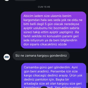 Yanlış Kargo Gönderimi Ve İade Sürecinde Mağduriyet