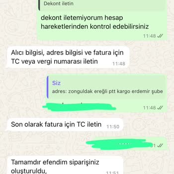 Sipariş Verdim, Parçam Gönderilmedi Ve Engellendim